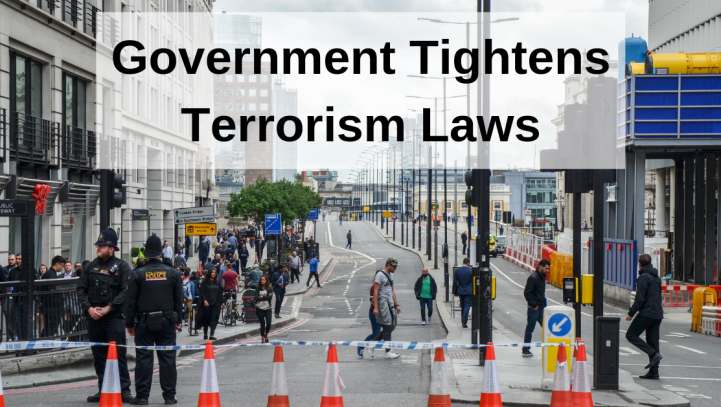 Government Tightens Terrorism Laws