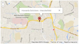 Howards-Solicitors-Macclesfield-Map
